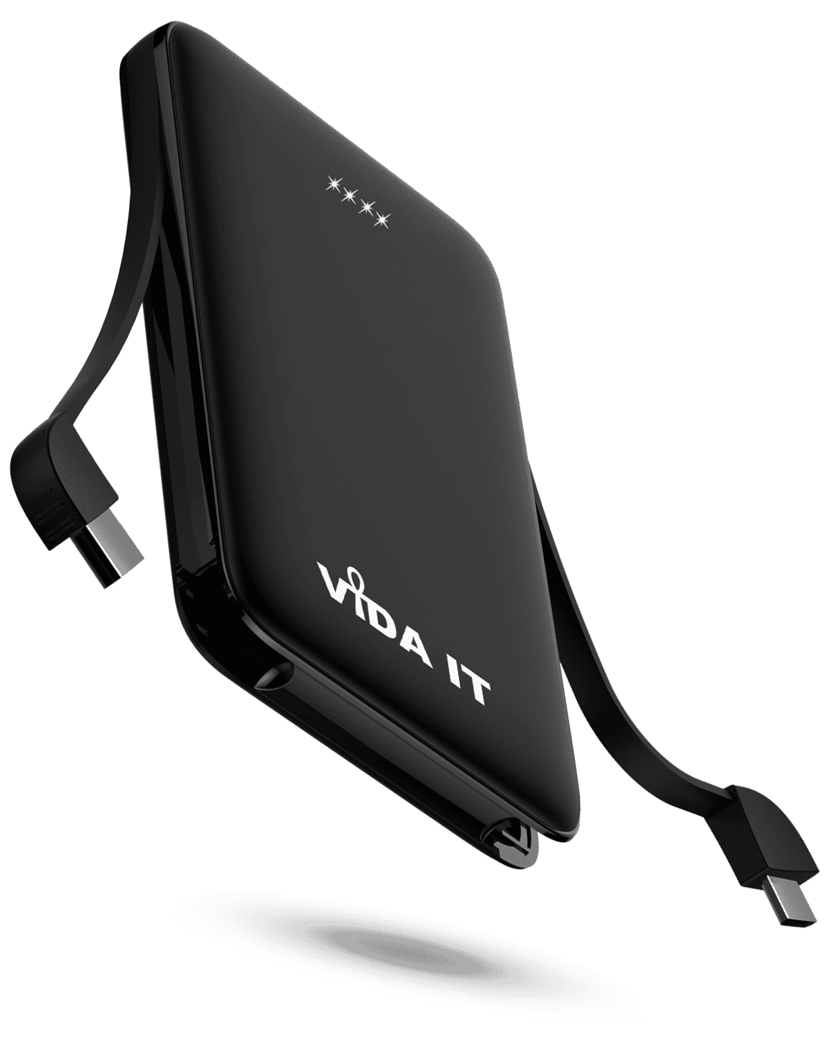 Vida IT vBot power bank portable charger with built-in cable